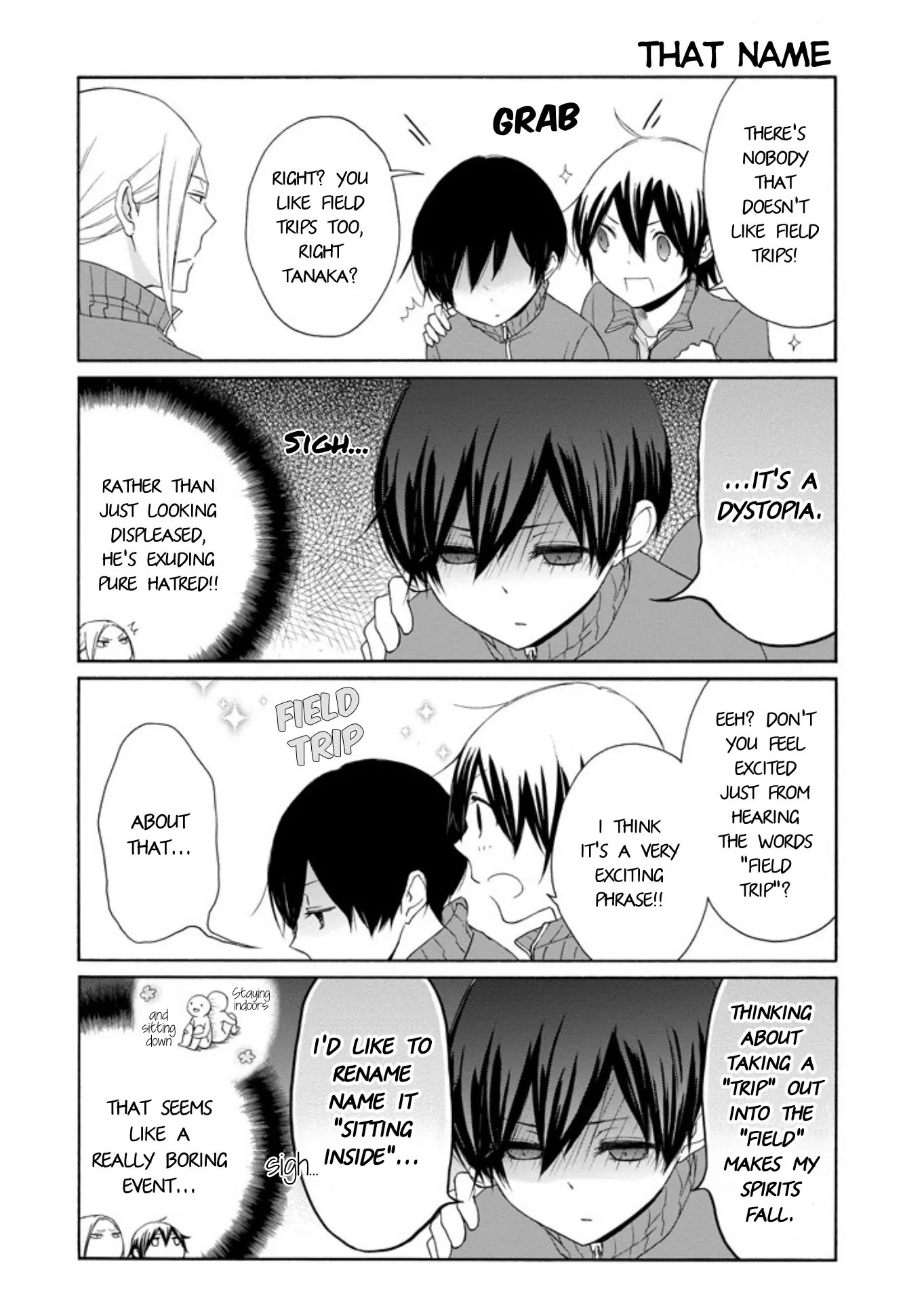Tanaka-kun wa Itsumo Kedaruge Chapter 54 page 4 - Chapter 54