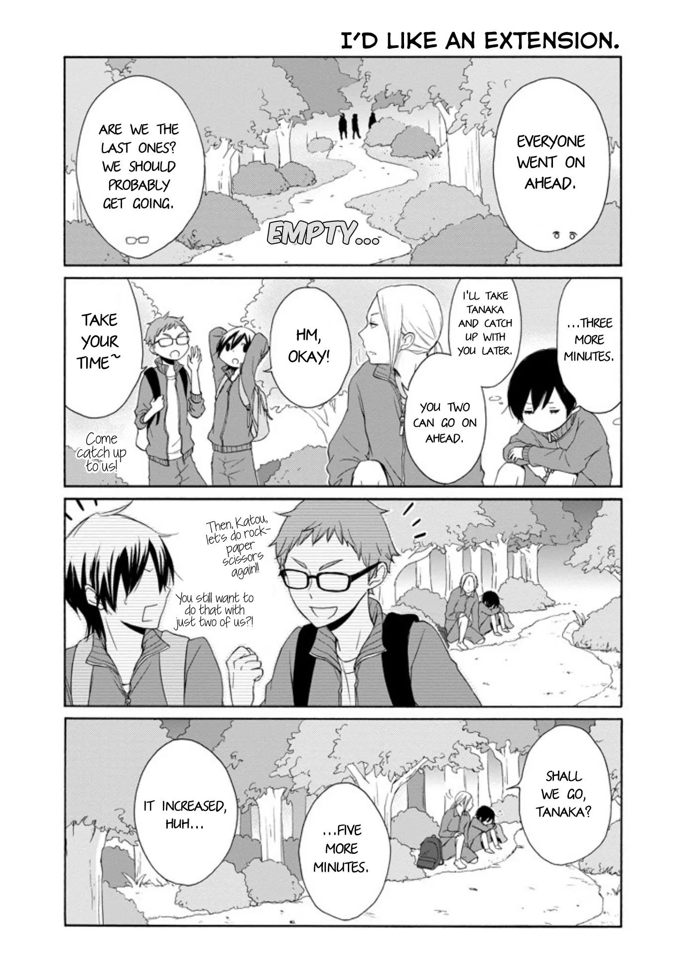 Tanaka-kun wa Itsumo Kedaruge Chapter 54 page 9 - Chapter 54