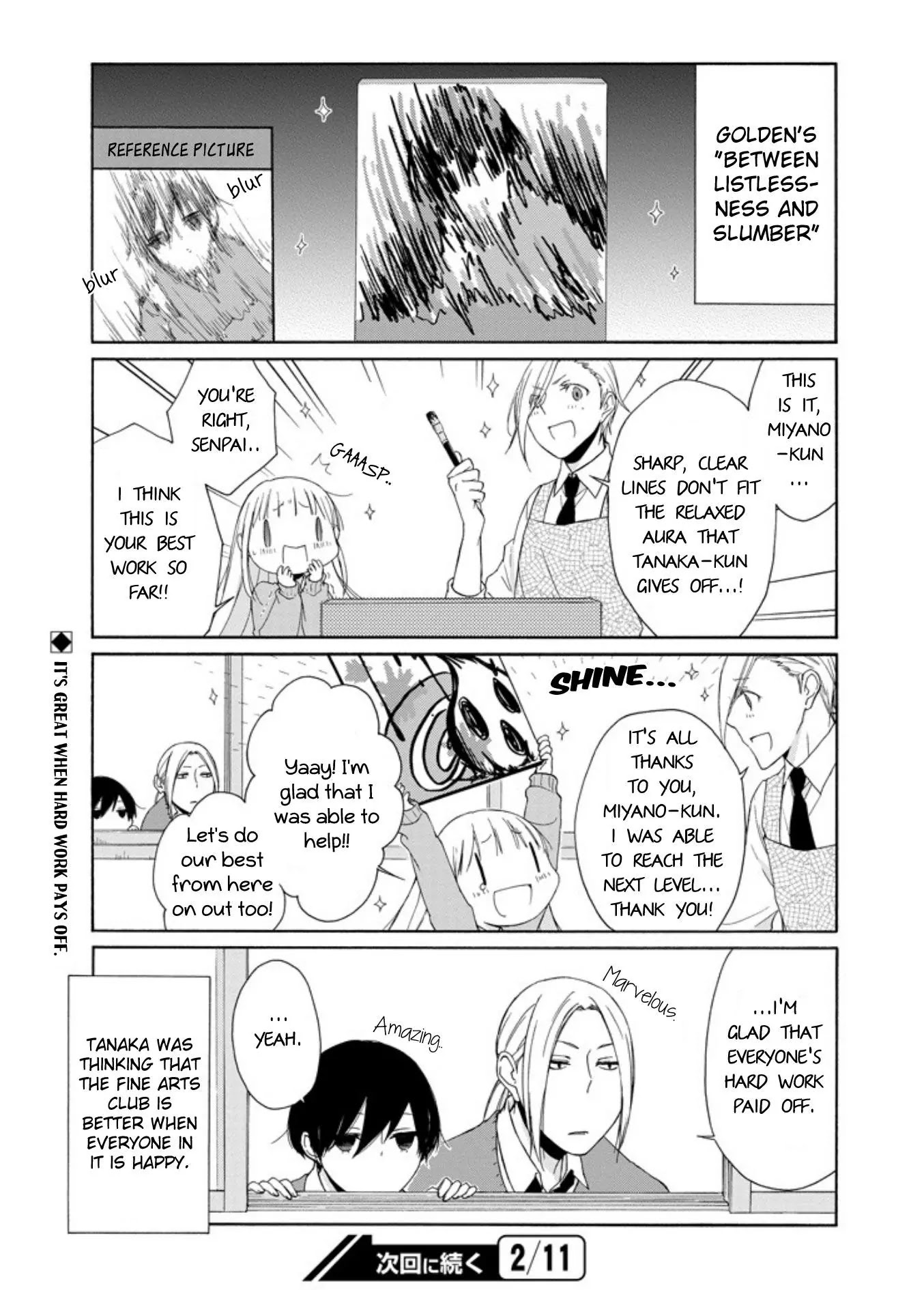 Tanaka-kun wa Itsumo Kedaruge Chapter 59 page 15 - Chapter 59