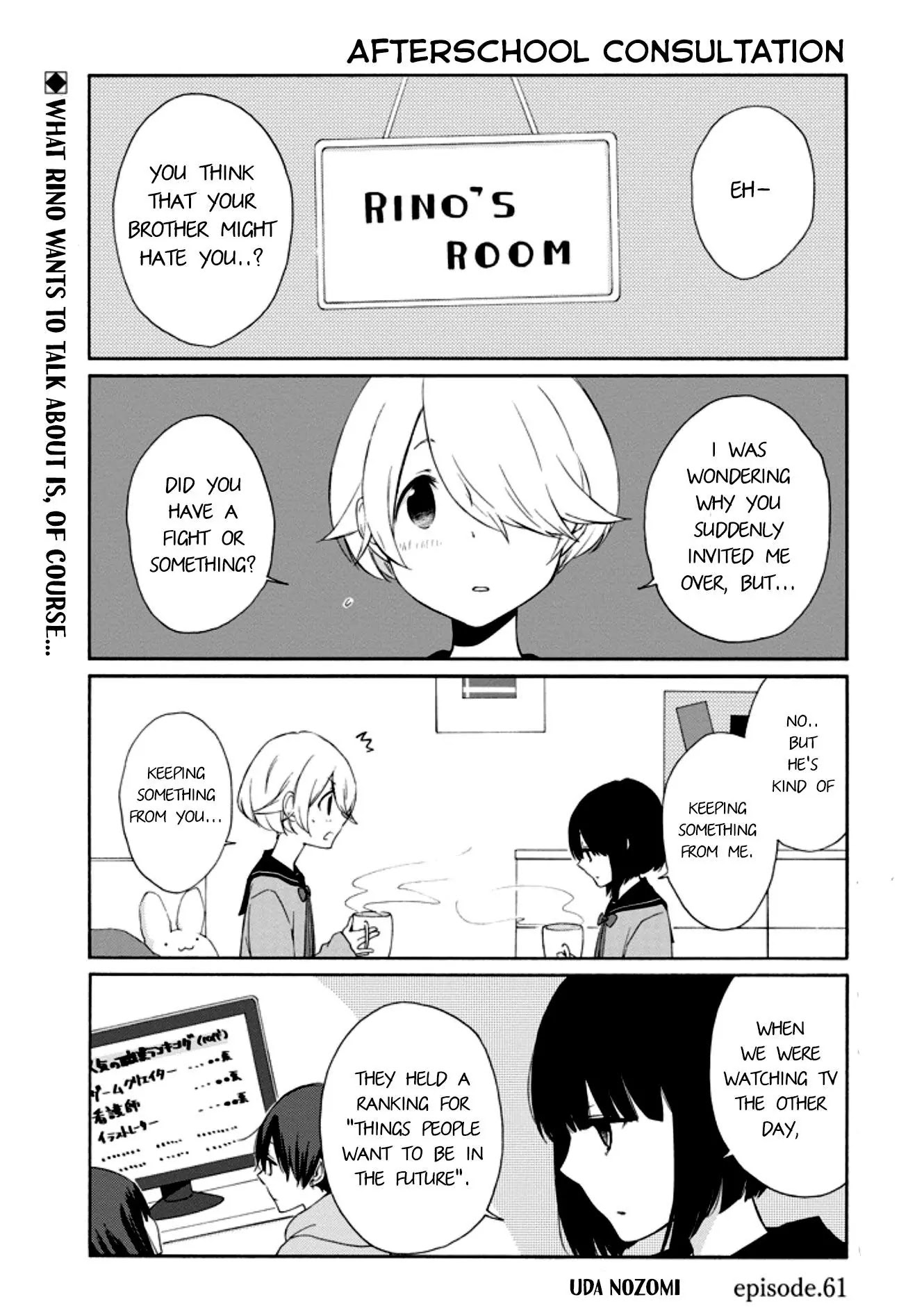 Tanaka-kun wa Itsumo Kedaruge Chapter 61 page 2 - Chapter 61