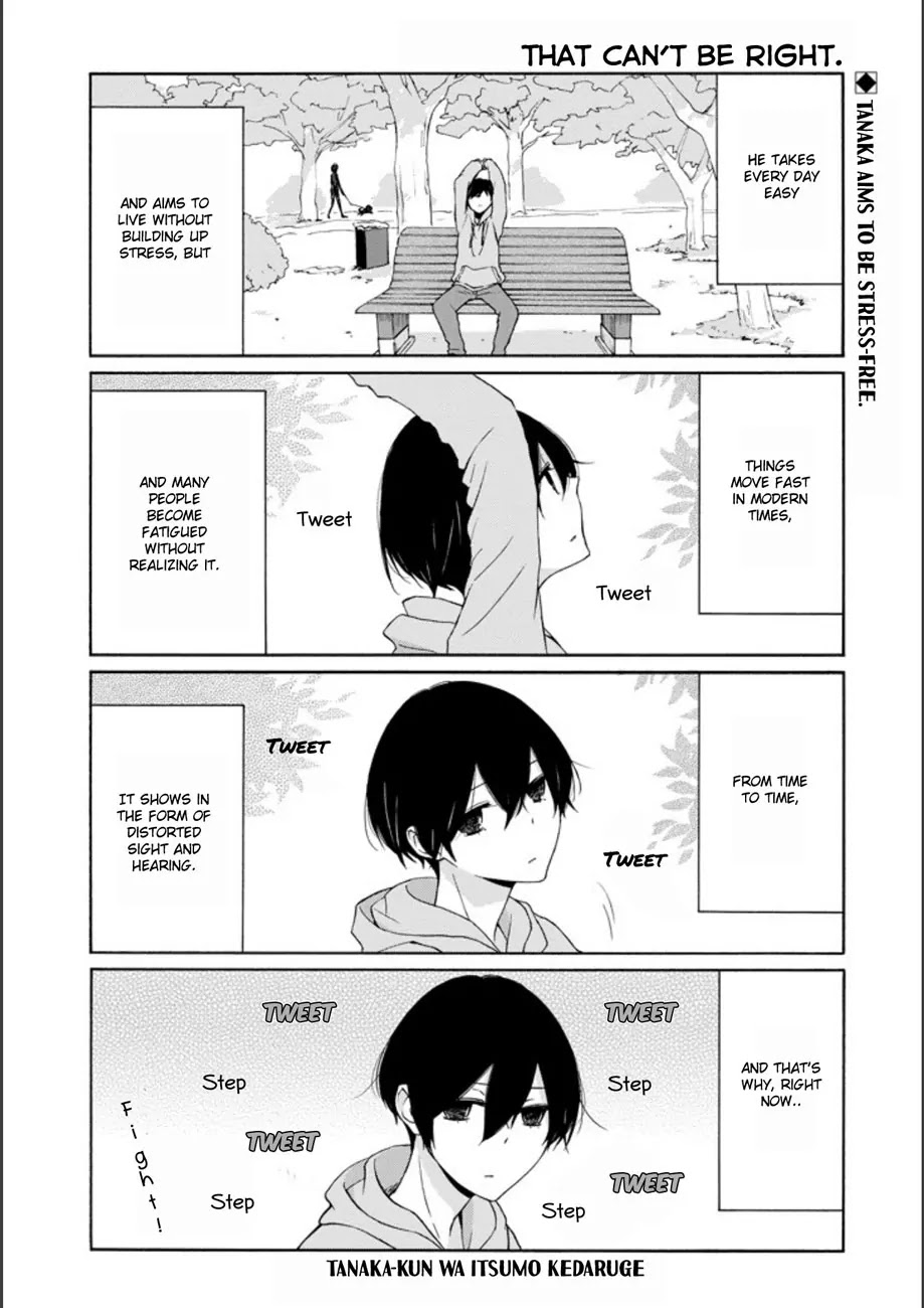 Tanaka-kun wa Itsumo Kedaruge Chapter 69 page 1 - Chapter 69
