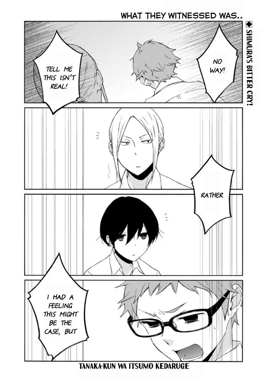 Tanaka-kun wa Itsumo Kedaruge Chapter 72 page 1 - Chapter 72