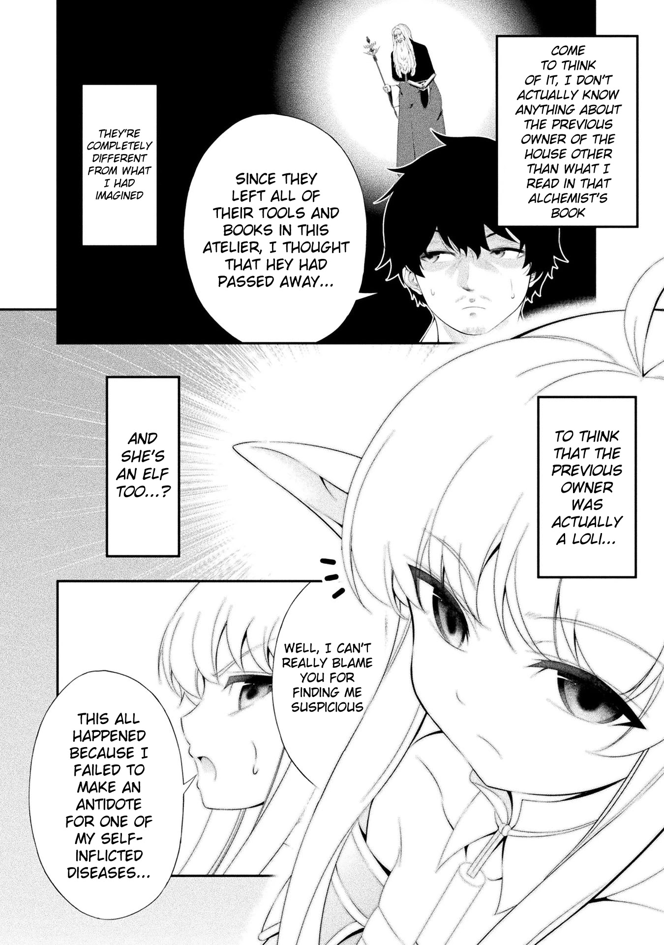 Tanaka ~Nenrei Equal Kanojo Inaireki no Mahoutsukai~ Chapter 12 page 6 - Chapter 12: The Truth In The Basement