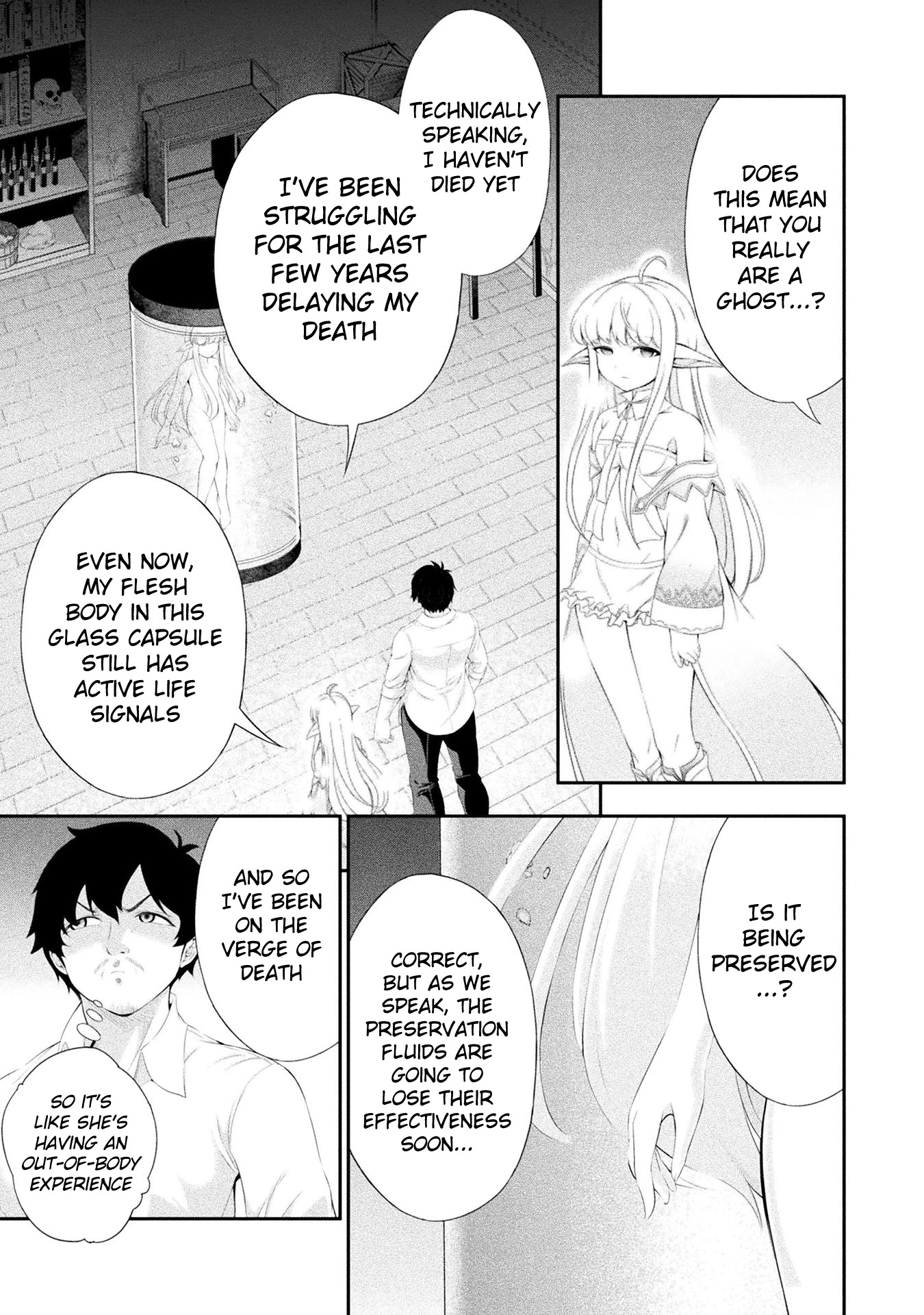 Tanaka ~Nenrei Equal Kanojo Inaireki no Mahoutsukai~ Chapter 12 page 7 - Chapter 12: The Truth In The Basement