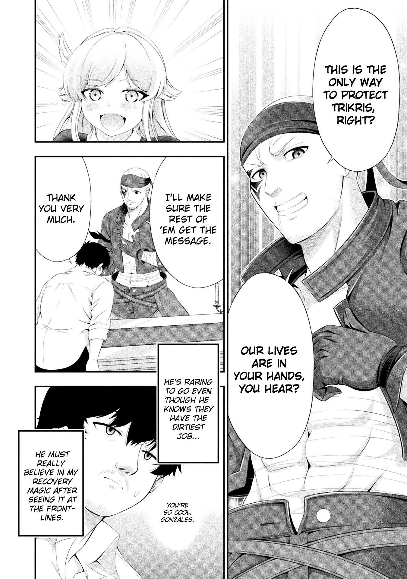Tanaka ~Nenrei Equal Kanojo Inaireki no Mahoutsukai~ Chapter 20 page 34 - Chapter 20: Negotiations