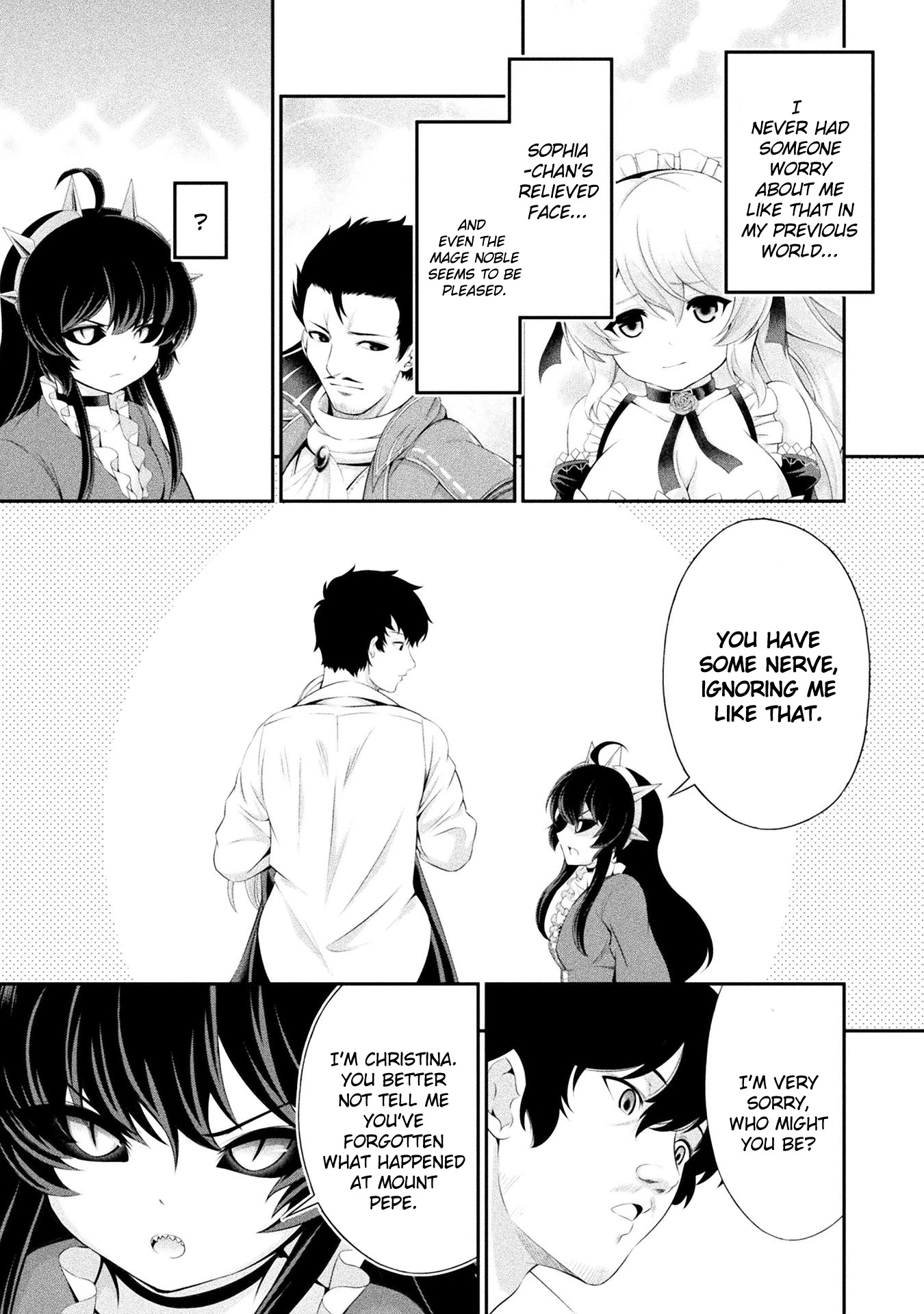 Tanaka ~Nenrei Equal Kanojo Inaireki no Mahoutsukai~ Chapter 20 page 7 - Chapter 20: Negotiations