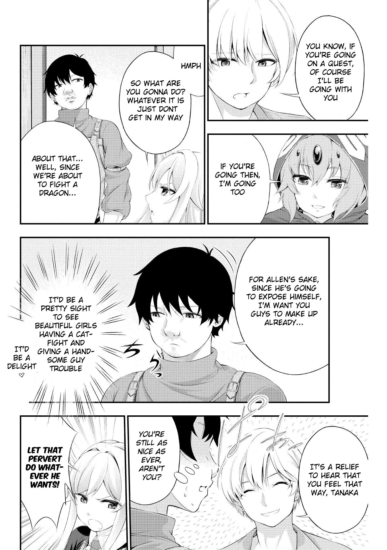 Tanaka ~Nenrei Equal Kanojo Inaireki no Mahoutsukai~ Chapter 5 page 11 - Chapter 5: The Whisper Of A Handsome Man