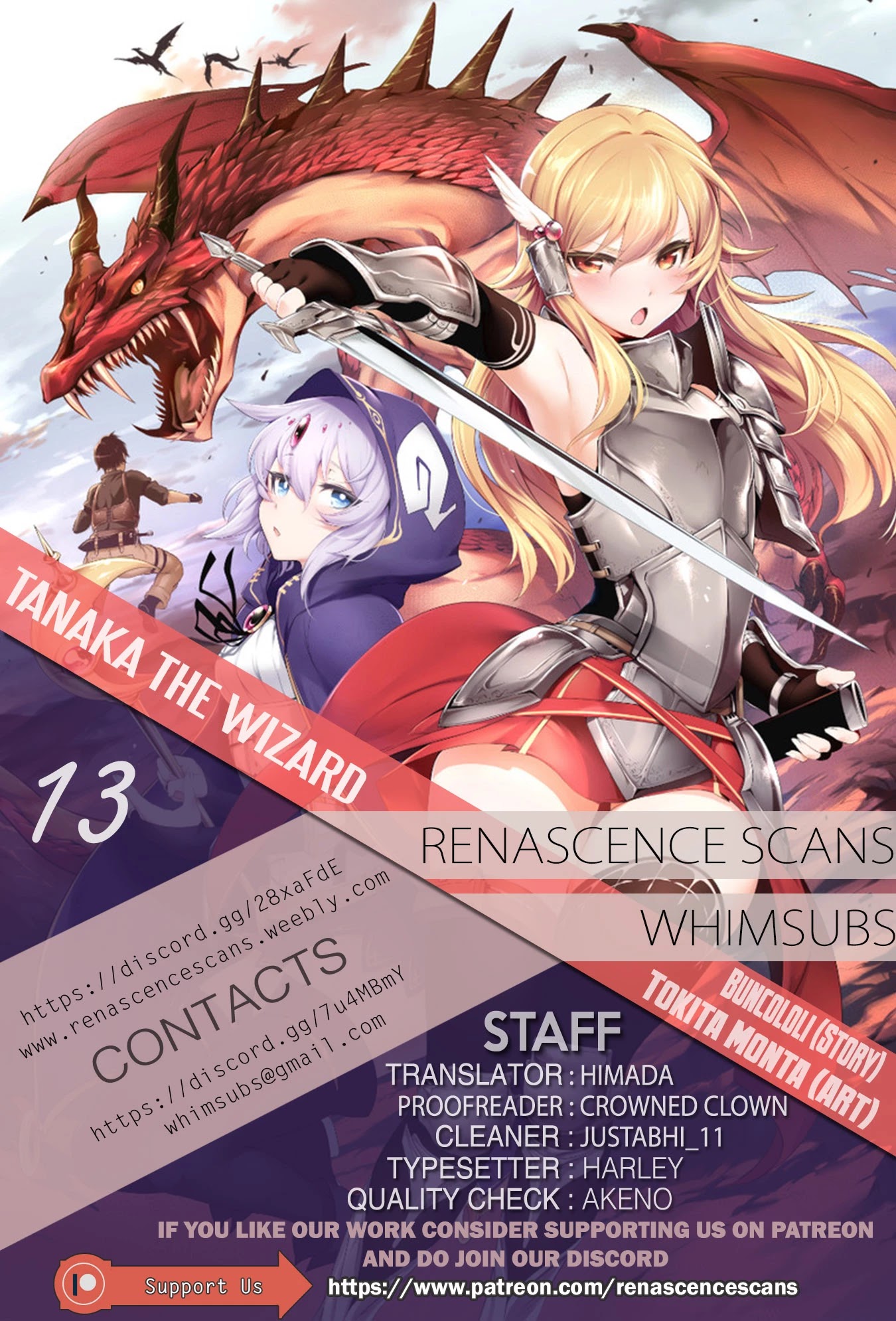 Tanaka The Wizard Chapter 13 page 1 - Chapter 13: Attack From Wyverns!!