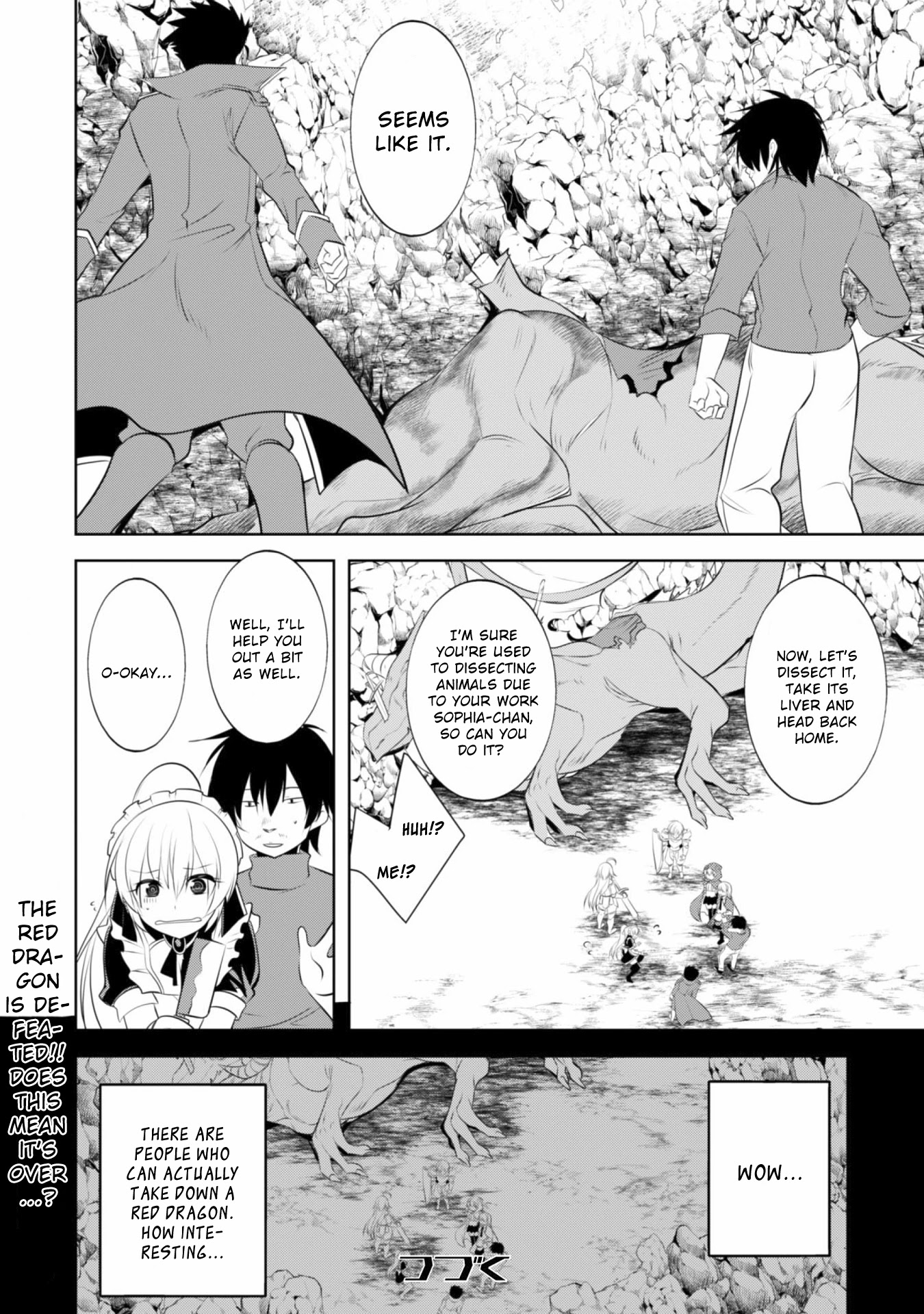 Tanaka The Wizard Chapter 14 page 22 - Chapter 14: The Red Dragon