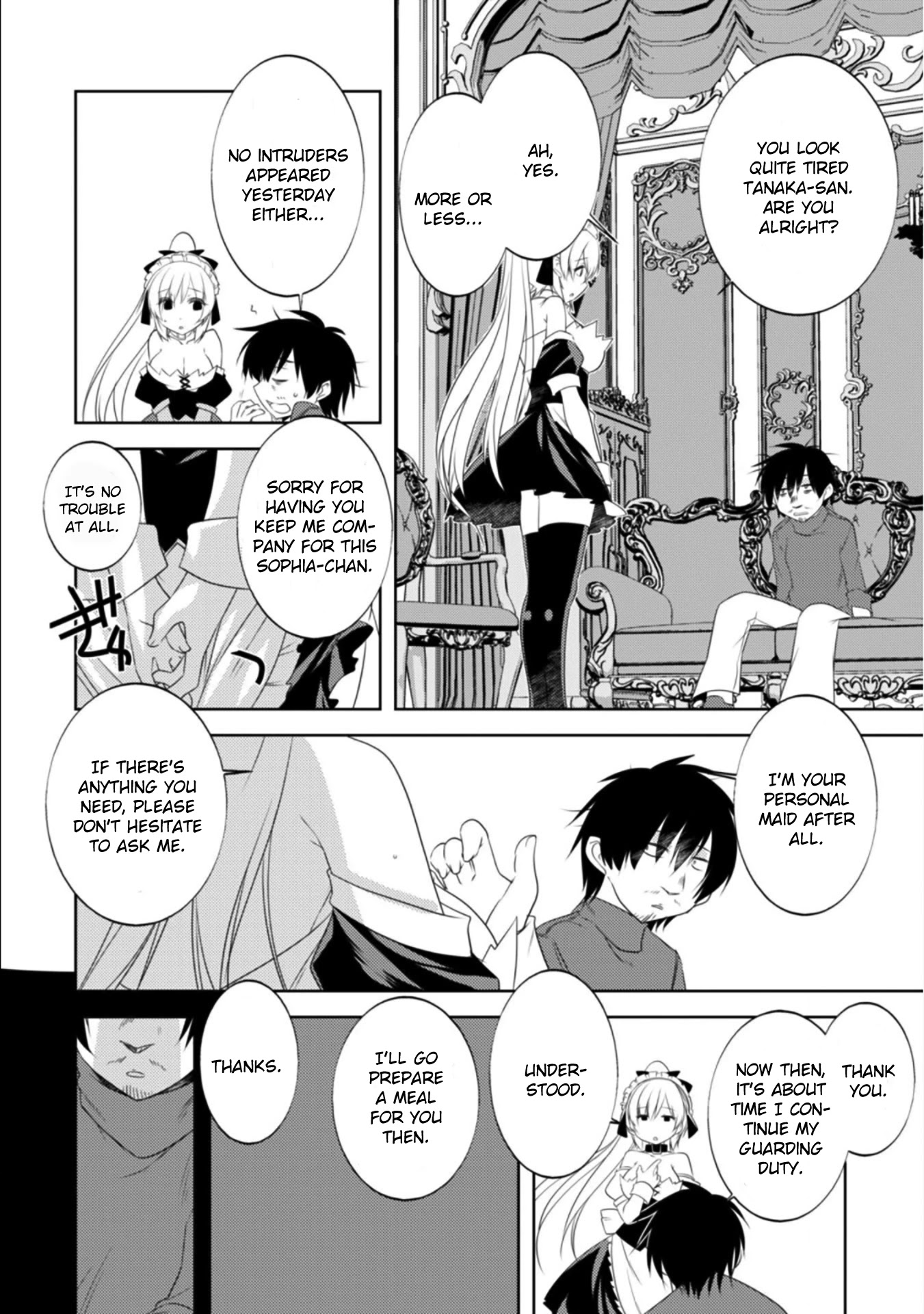 Tanaka The Wizard Chapter 19 page 3 - Chapter 19: Every Man's Dream - A Personal Maid