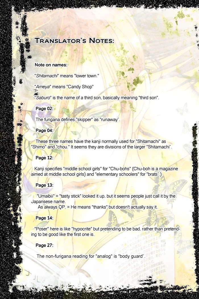 Tanbishugi Chapter 5 page 1 - Chapter 5