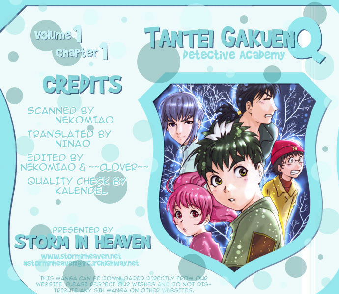 Tantei Gakuen Q Chapter 1 page 1 - Chapter 1
