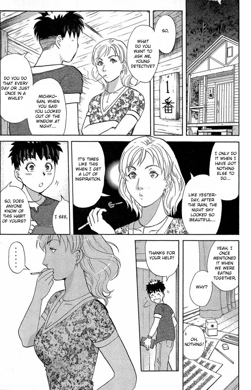 Tantei Gakuen Q Chapter 128 page 20 - Chapter 128 : Murder in the Village Of Suspension Bridges - Part 4