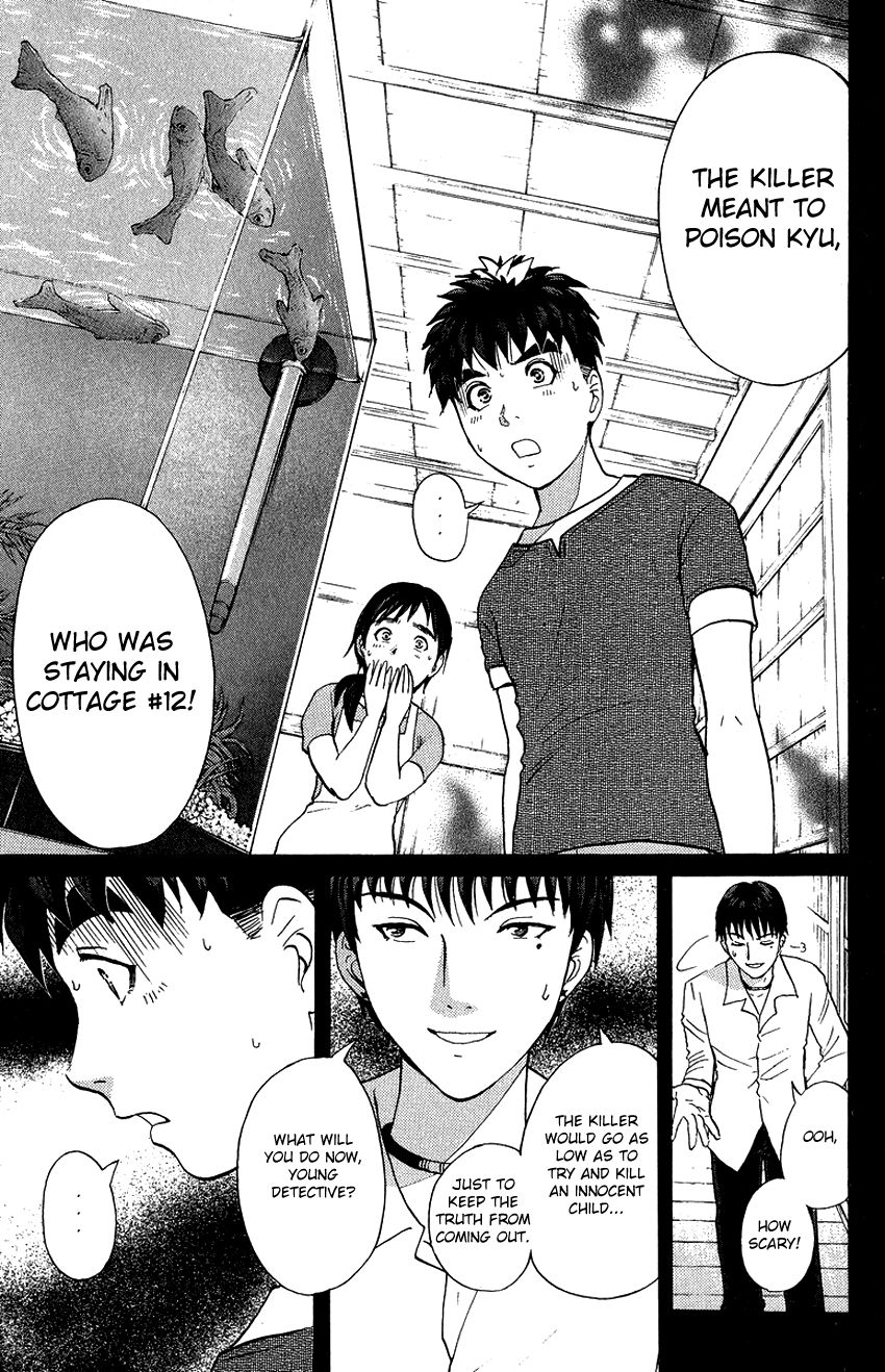 Tantei Gakuen Q Chapter 129 page 8 - Chapter 129 : Murder in the Village Of Suspension Bridges - Part 5