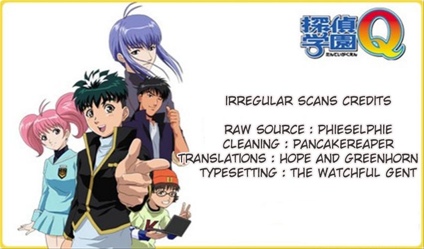 Tantei Gakuen Q Chapter 132 page 2 - Chapter 132 : Murder in the Village Of Suspension Bridges - Part 8