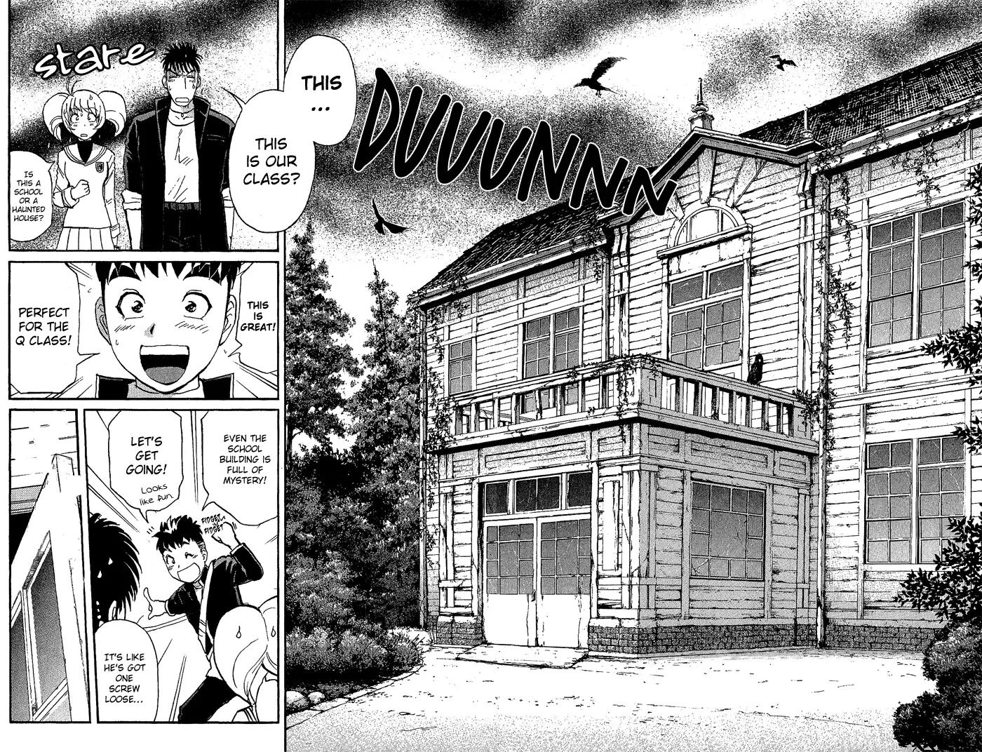 Tantei Gakuen Q Chapter 14 page 15 - Chapter 14 : Class Begins at Detective School - Part 1