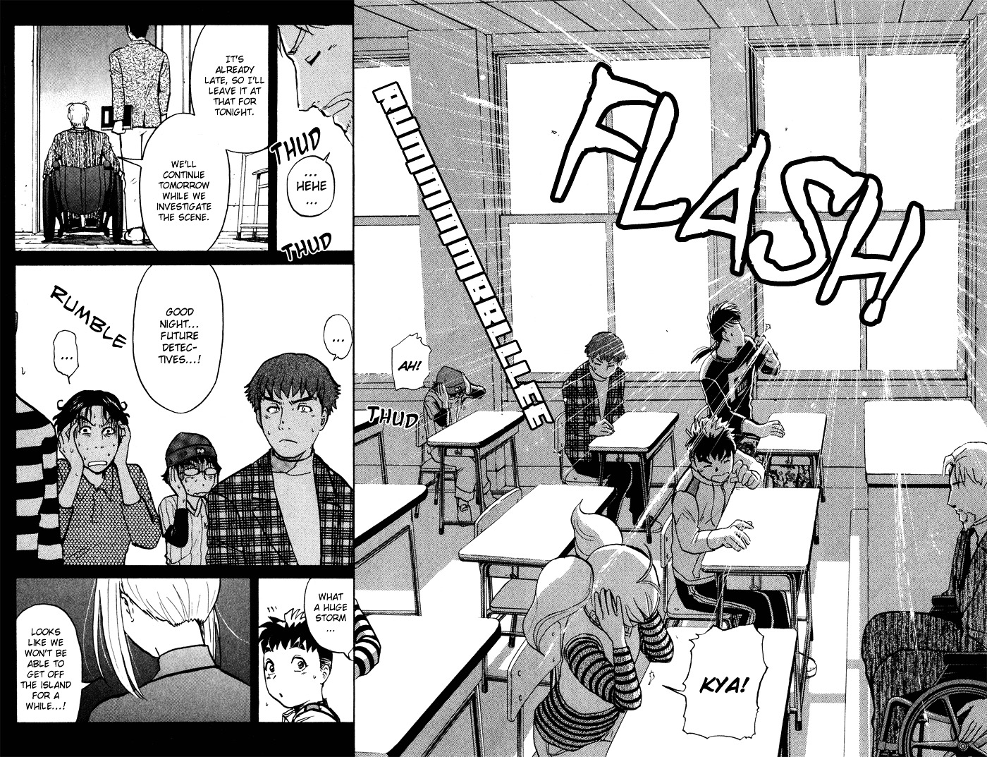 Tantei Gakuen Q Chapter 4 page 20 - Chapter 4 : The Tragedy of Kirisaki Island [1]