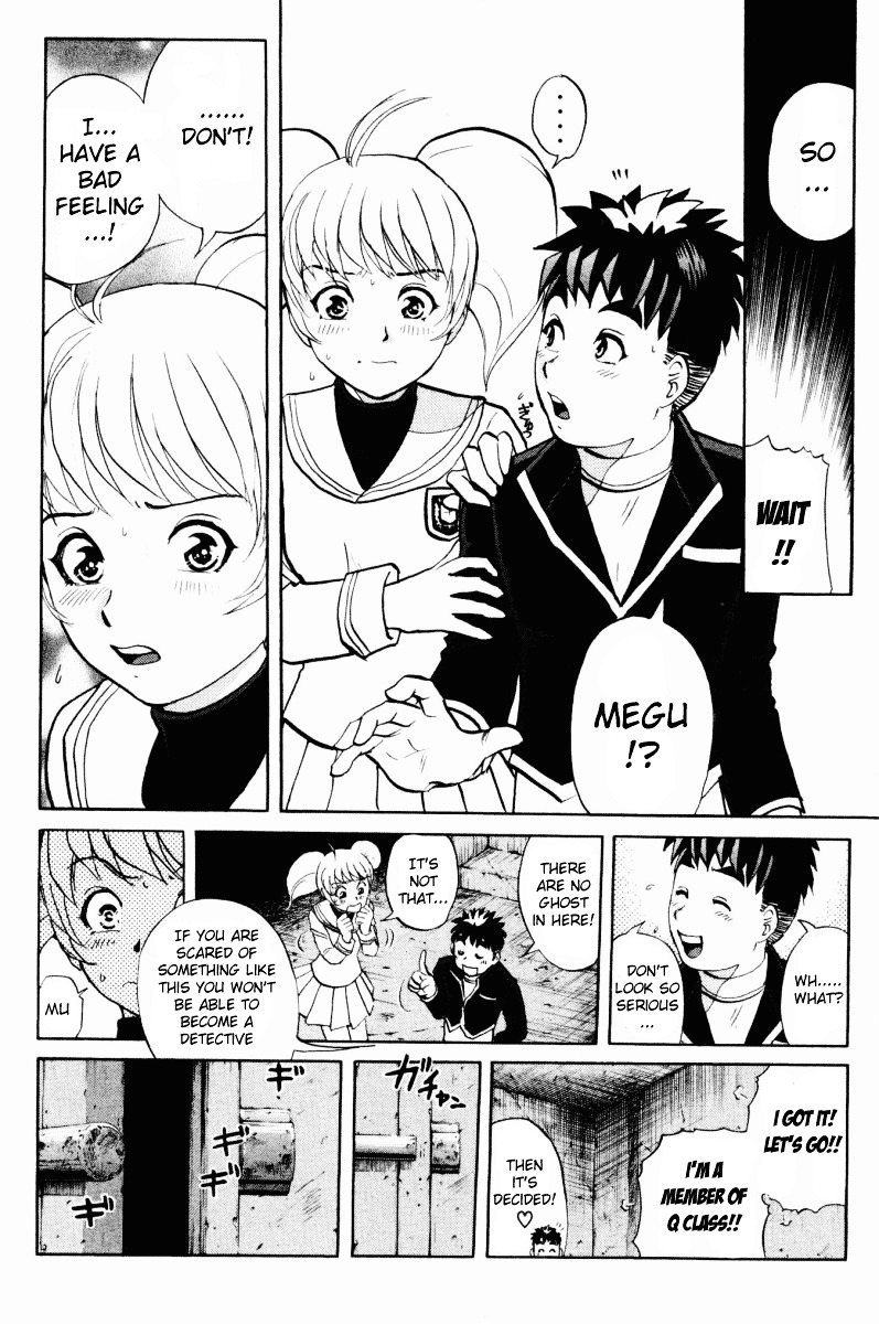 Tantei Gakuen Q Chapter 48 page 10 - Chapter 48 : The Secret of the Old School Building [2]