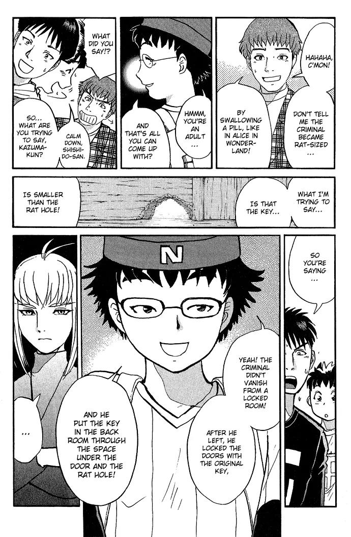 Tantei Gakuen Q Chapter 7 page 10 - Chapter 7 : The Tragedy of Kirisaki Island - Part 4