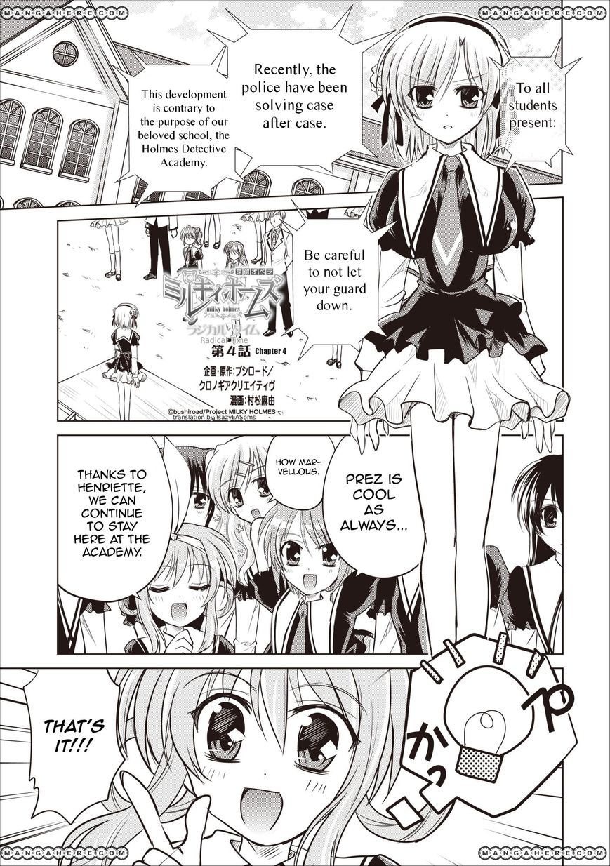 Tantei Opera Milky Holmes - Radical Time Chapter 4 page 1 - Chapter 4