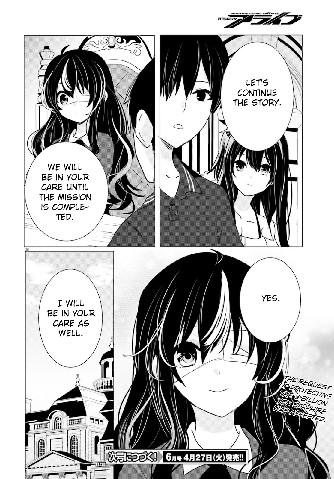Tantei wa Mou, Shindeiru Chapter 10 page 36 - Chapter 10: A simple job : protect a 3 billion yen heirloom