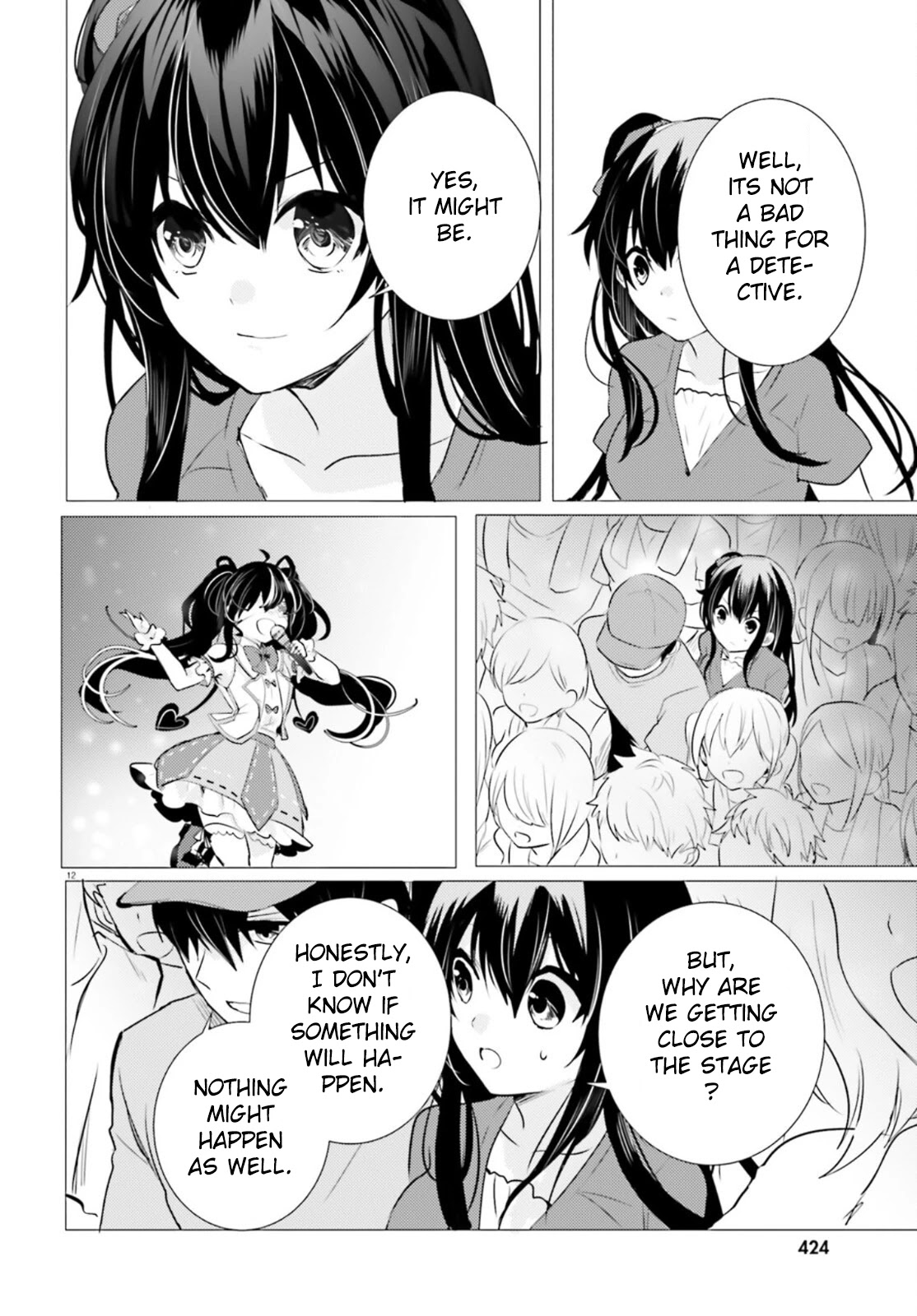 Tantei wa Mou, Shindeiru Chapter 12 page 12 - Chapter 12: Thus spoke the super idol