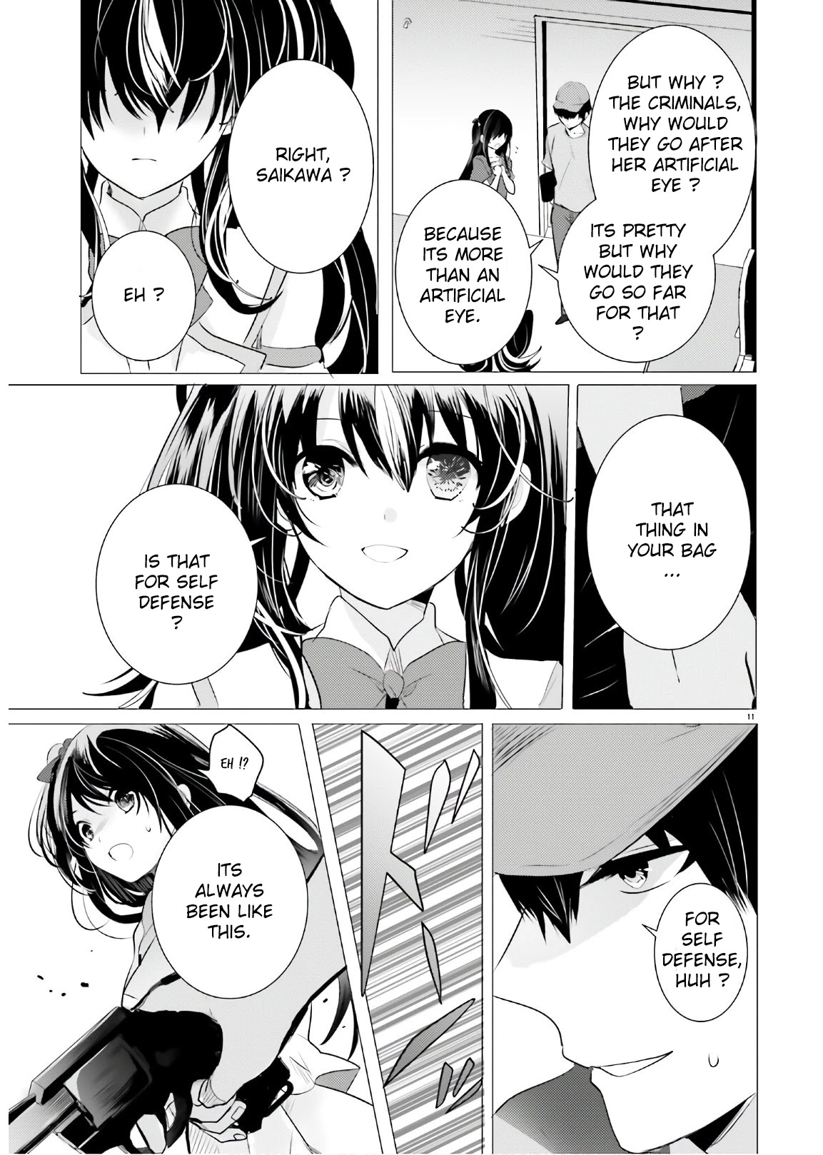 Tantei wa Mou, Shindeiru Chapter 13 page 11 - Chapter 13: What that eye sees