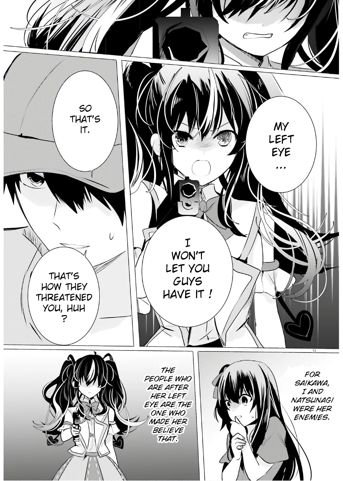 Tantei wa Mou, Shindeiru Chapter 13 page 13 - Chapter 13: What that eye sees