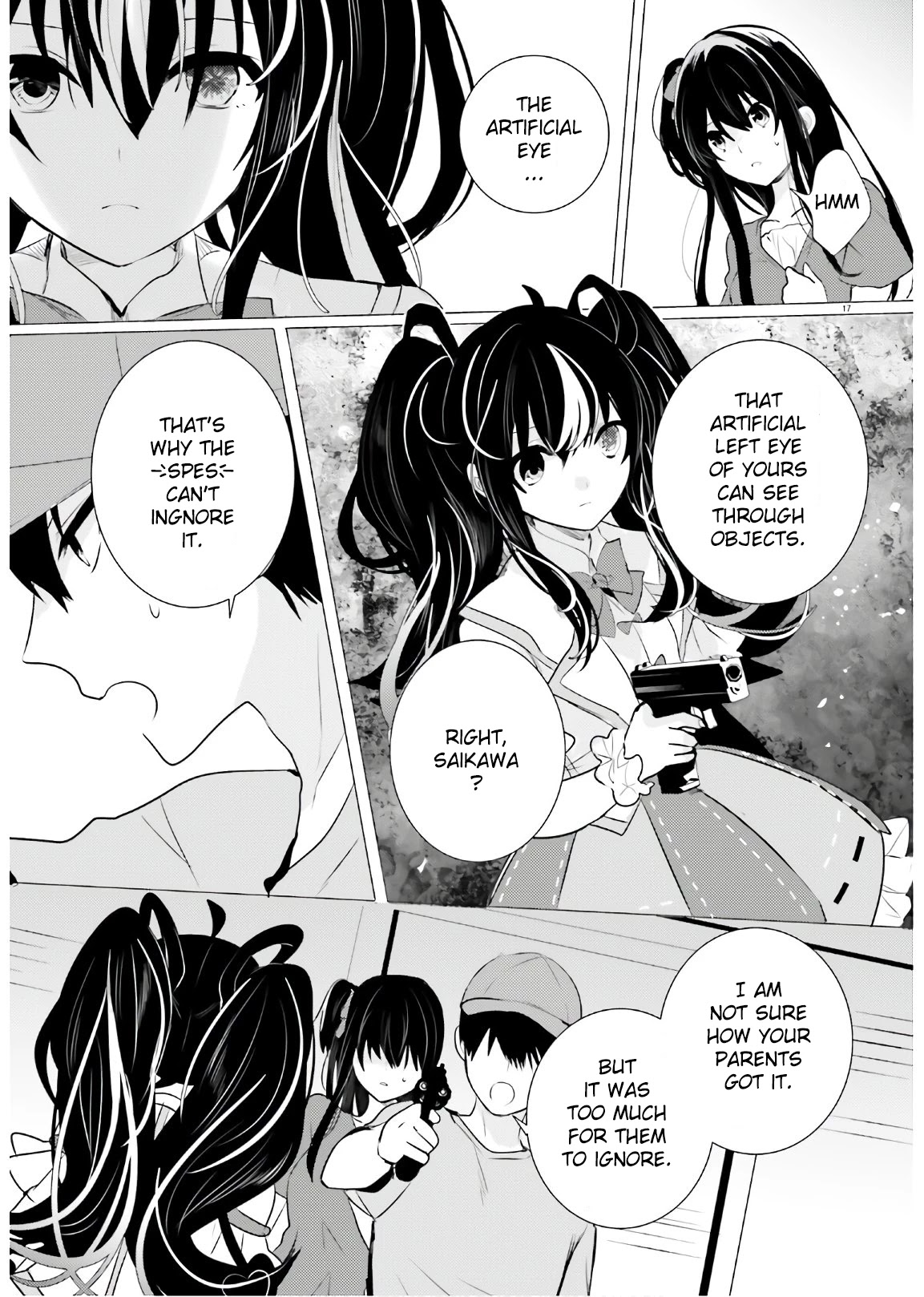 Tantei wa Mou, Shindeiru Chapter 13 page 17 - Chapter 13: What that eye sees
