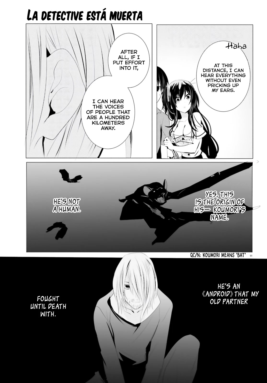 Tantei wa Mou, Shindeiru Chapter 4 page 11 - Chapter 4: Heart, Koumori