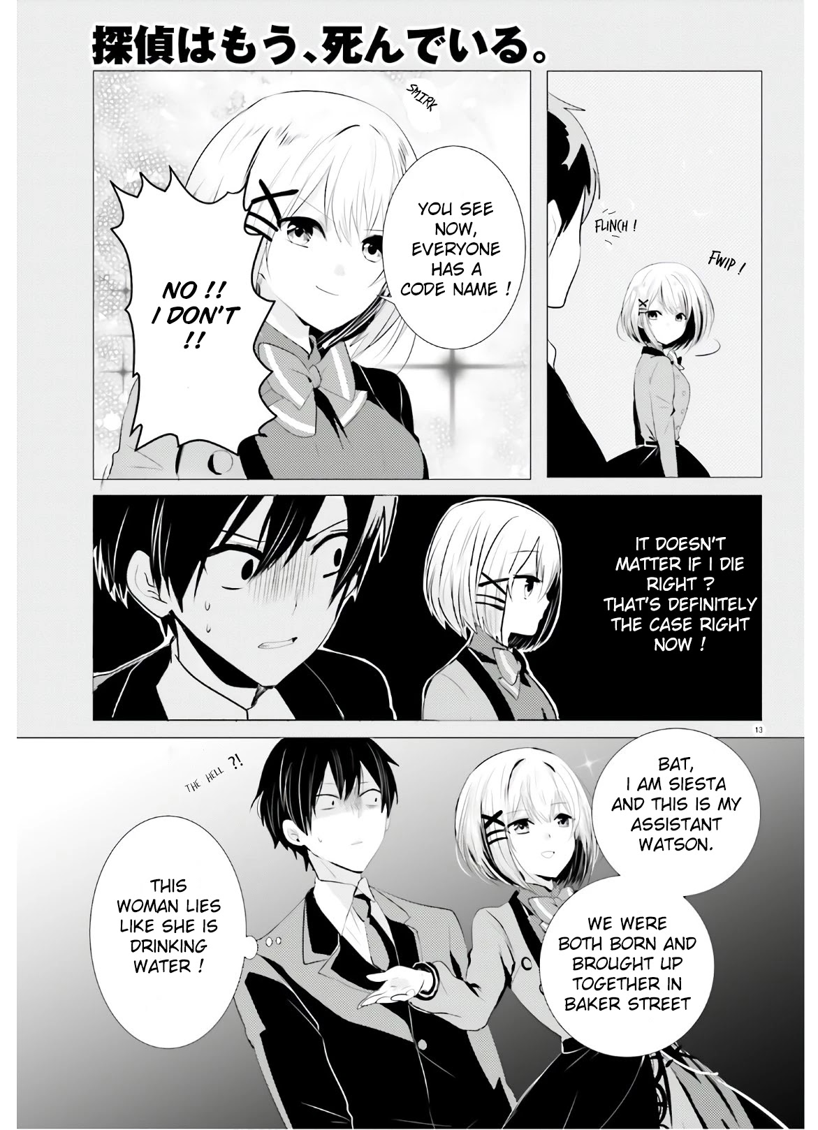 Tantei wa Mou, Shindeiru Chapter 5 page 13 - Chapter 5