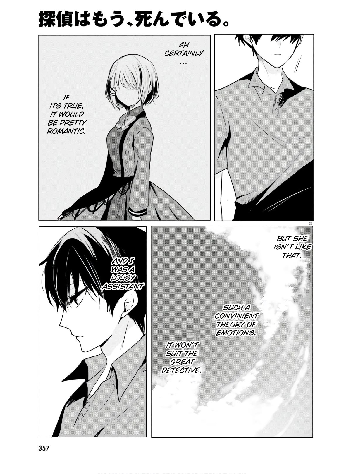 Tantei wa Mou, Shindeiru Chapter 8 page 23 - Chapter 8: I still remember