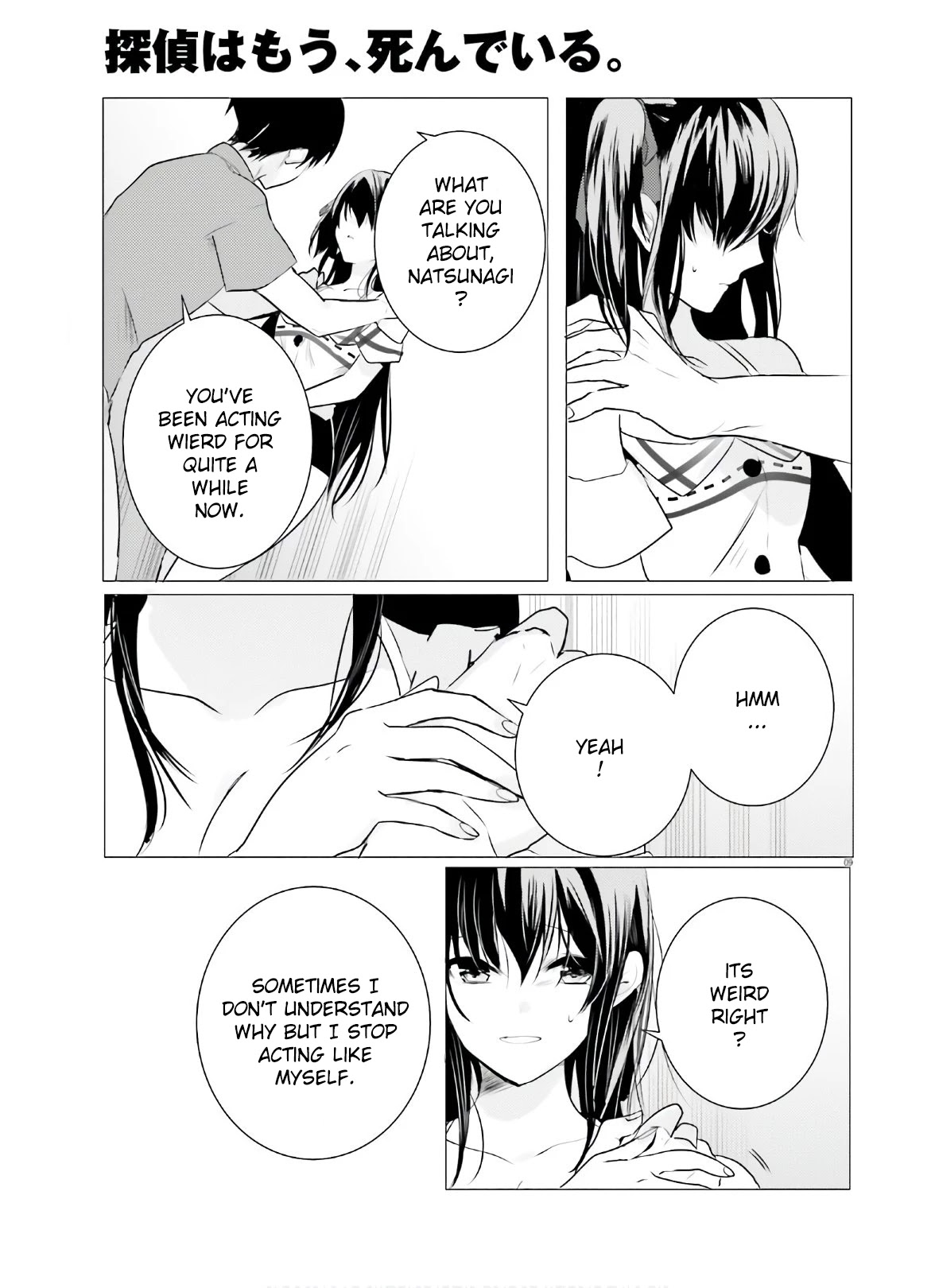 Tantei wa Mou, Shindeiru Chapter 8 page 9 - Chapter 8: I still remember