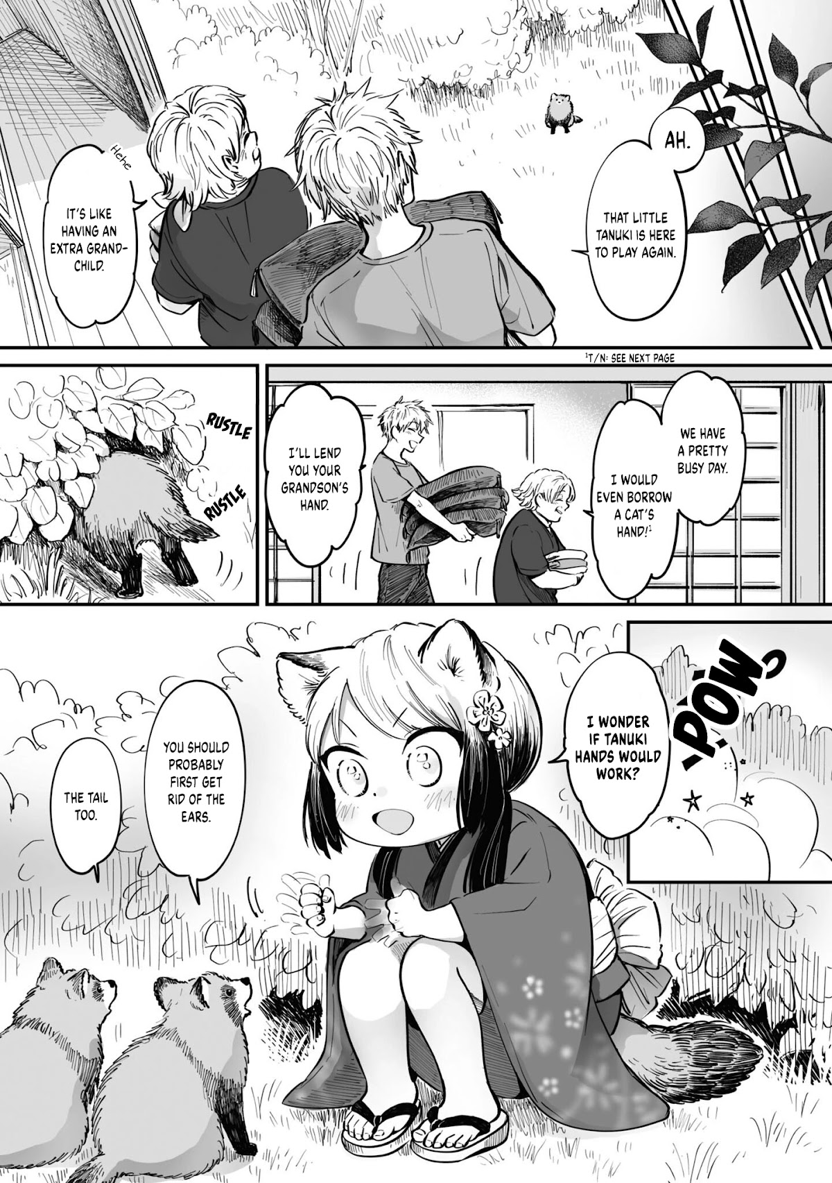 Tanuki Chapter 12.5 page 3 - Chapter 12.5: Extra