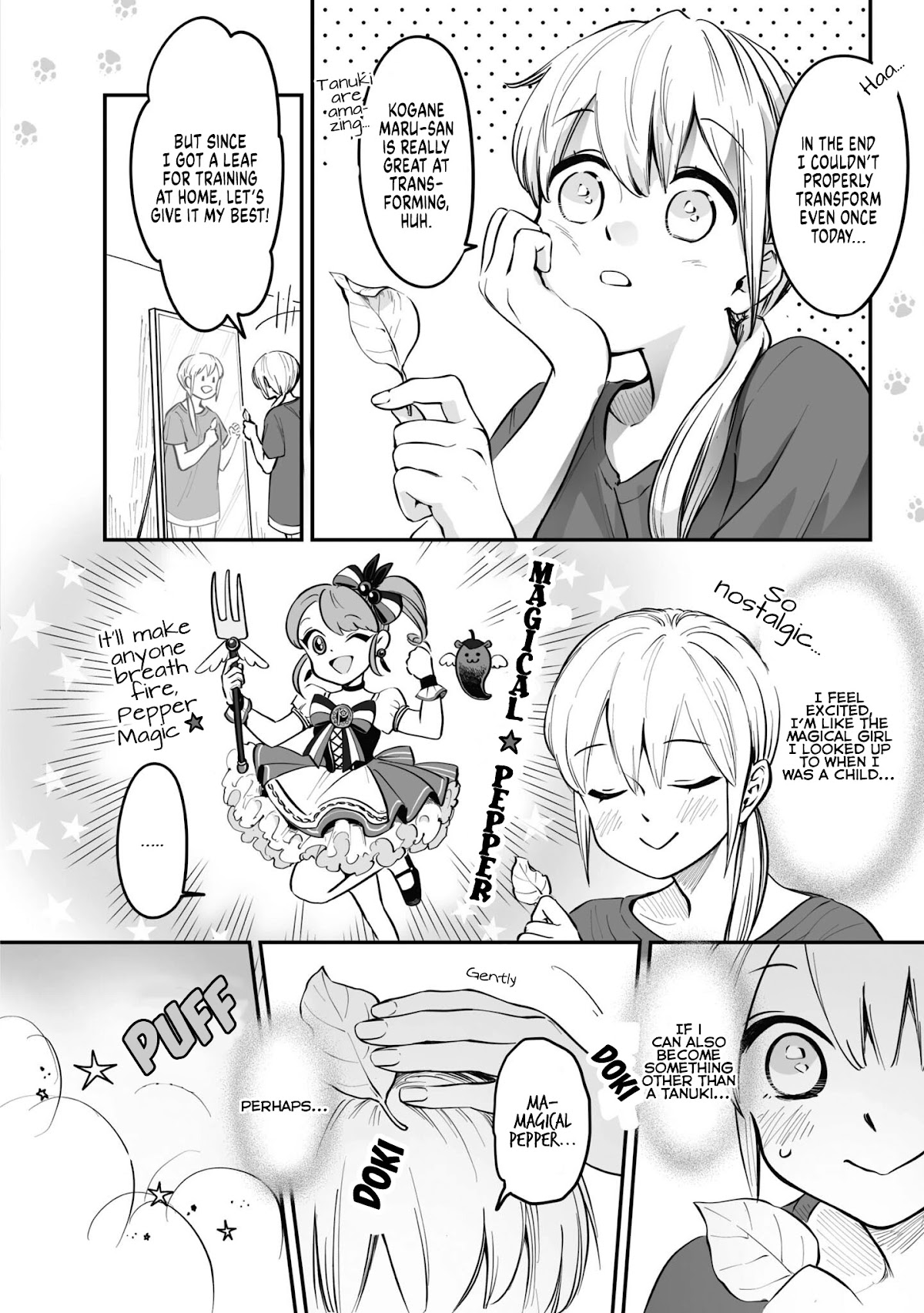 Tanuki Chapter 14.5 page 2 - Chapter 14.5: Extra