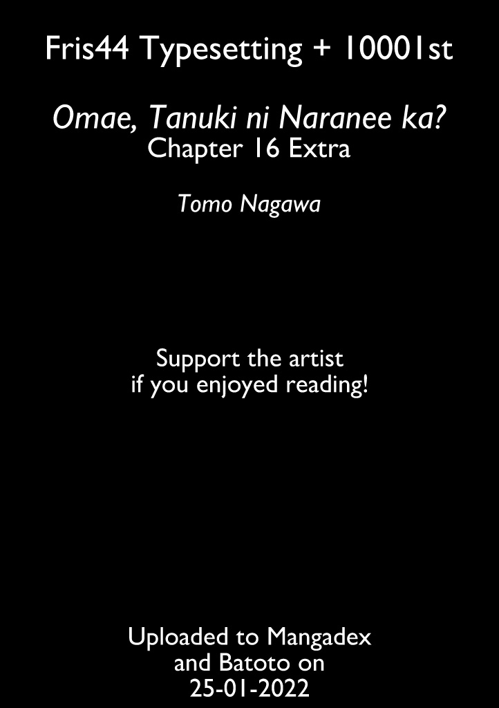 Tanuki Chapter 16.5 page 1 - Chapter 16.5: Extra