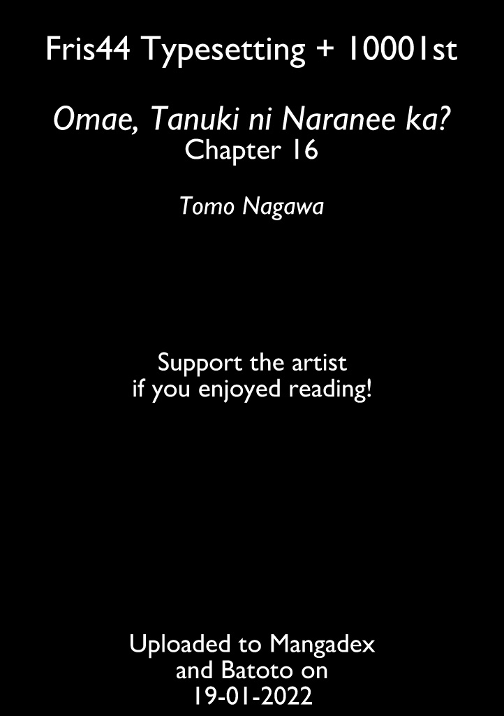 Tanuki Chapter 16 page 1 - Chapter 16