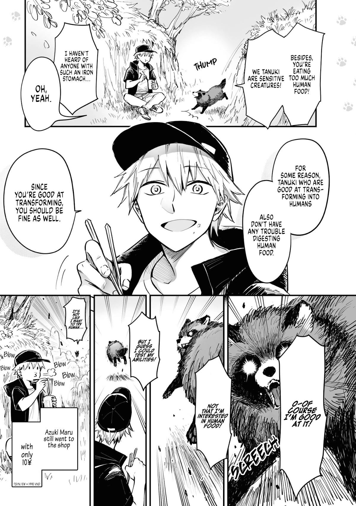Tanuki Chapter 17.5 page 2 - Chapter 17.5: Extra