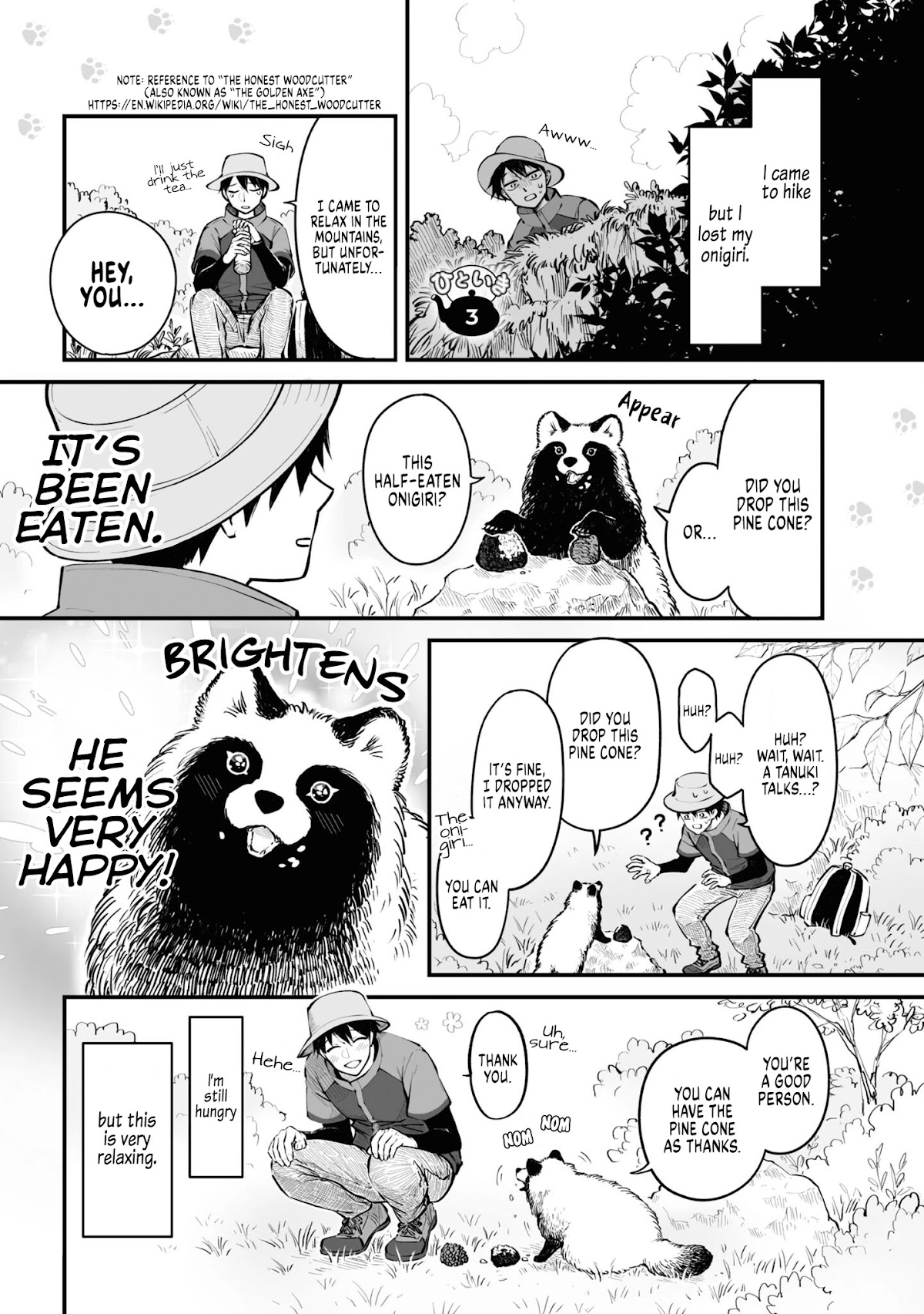Tanuki Chapter 17.5 page 4 - Chapter 17.5: Extra