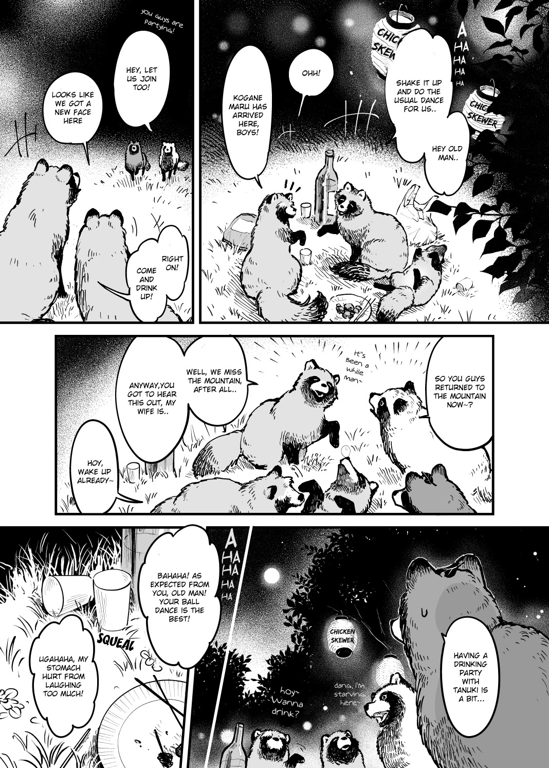 Tanuki Chapter 2 page 3 - Chapter 2: Old Man Who was Scouted by A Tanuki When He Tried To Die