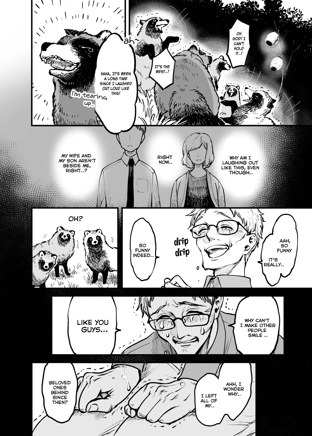 Tanuki Chapter 2 page 4 - Chapter 2: Old Man Who was Scouted by A Tanuki When He Tried To Die