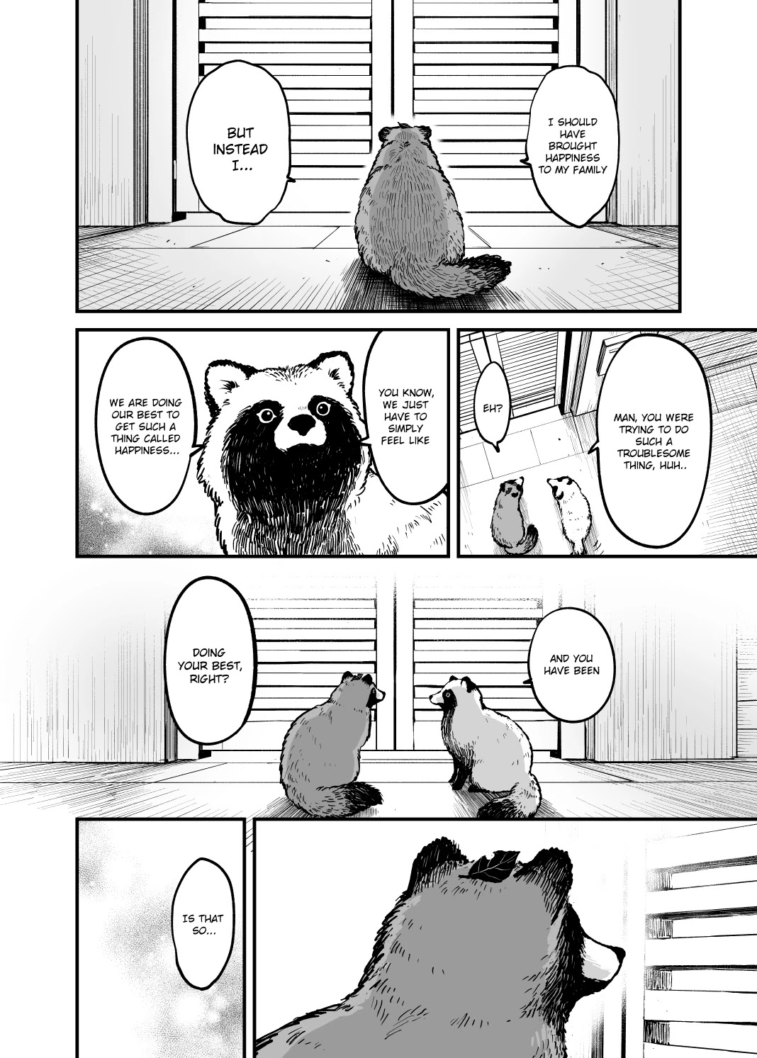 Tanuki Chapter 2 page 6 - Chapter 2: Old Man Who was Scouted by A Tanuki When He Tried To Die