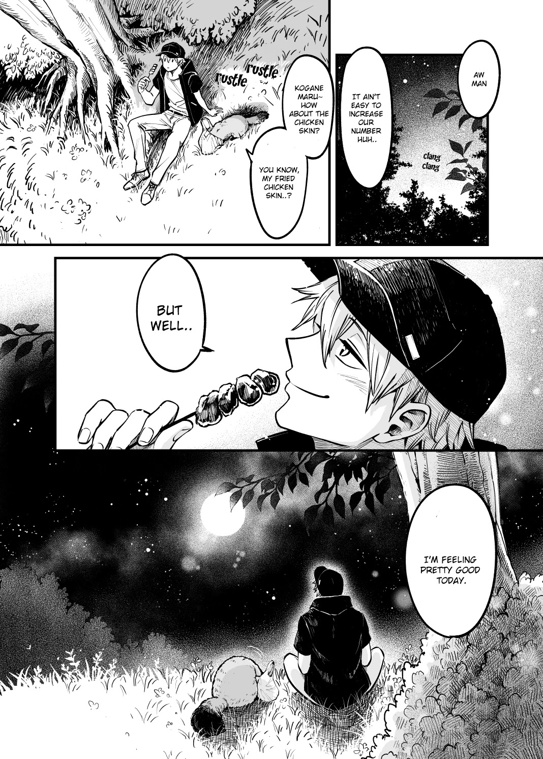 Tanuki Chapter 2 page 8 - Chapter 2: Old Man Who was Scouted by A Tanuki When He Tried To Die