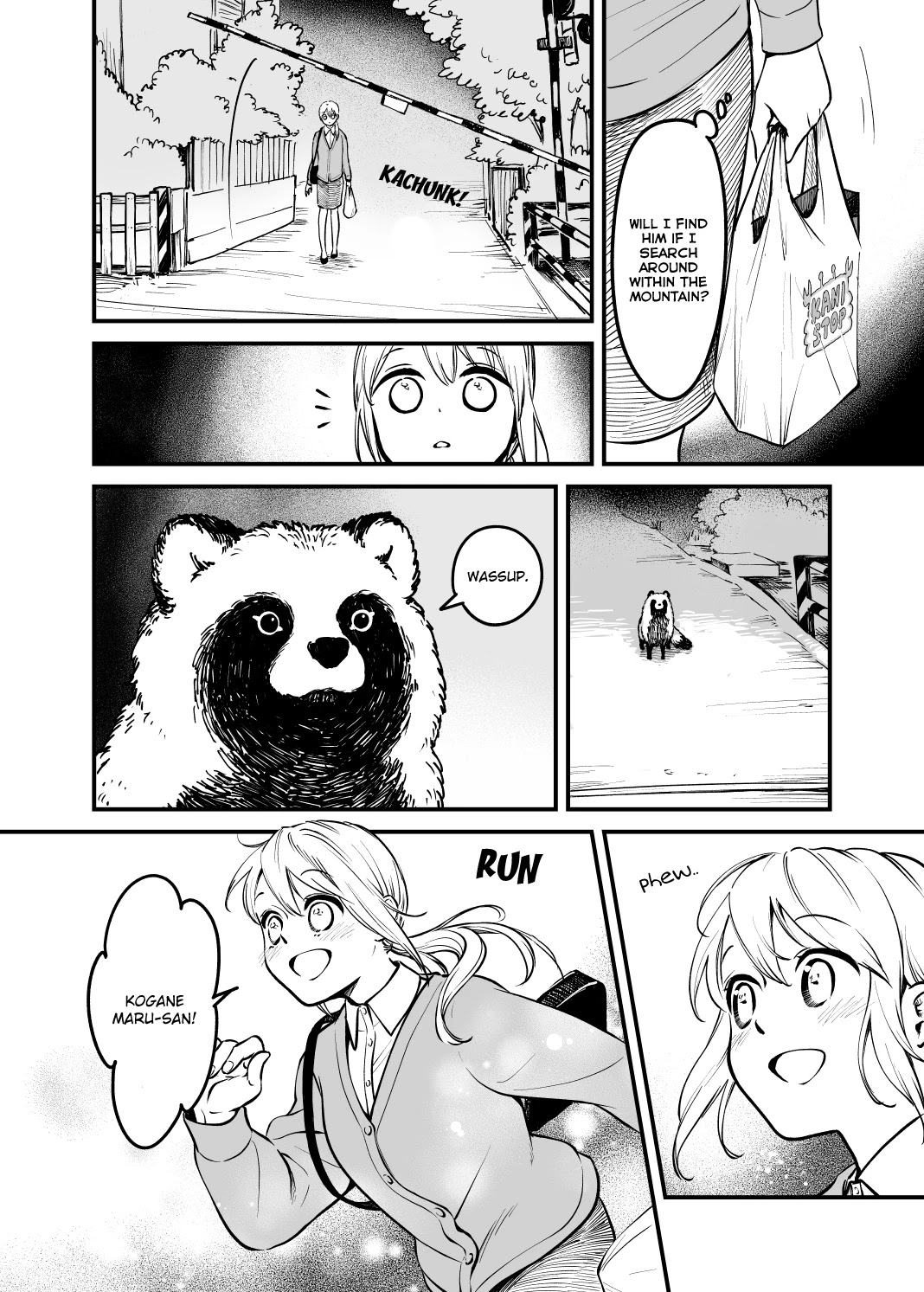Tanuki Chapter 3 page 2 - Chapter 3: OL Who Was Scouted by Tanuki When She Tried To Die (2)
