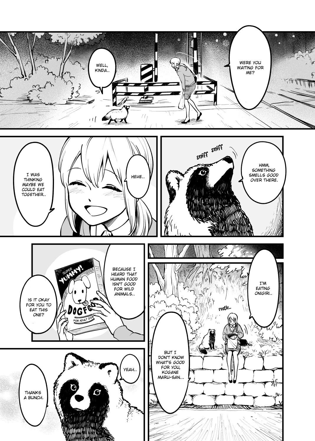 Tanuki Chapter 3 page 3 - Chapter 3: OL Who Was Scouted by Tanuki When She Tried To Die (2)