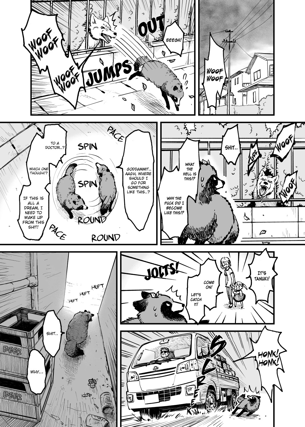 Tanuki Chapter 4 page 3 - Chapter 4: Despicable Guy Who Were Transformed Into Tanuki