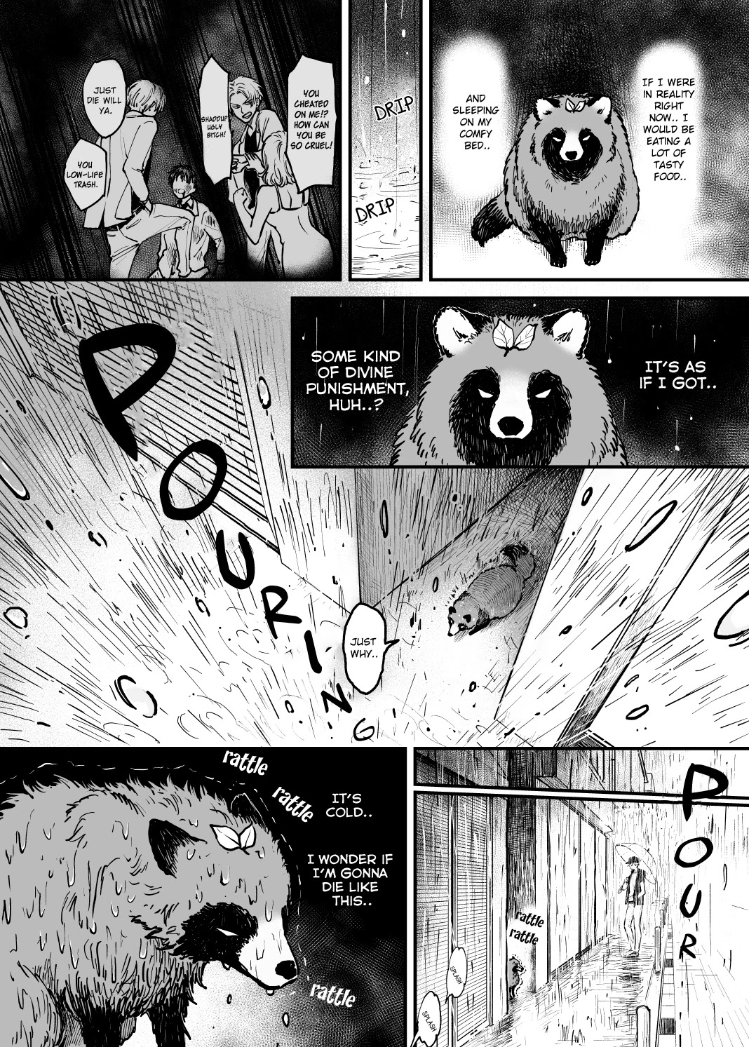 Tanuki Chapter 4 page 4 - Chapter 4: Despicable Guy Who Were Transformed Into Tanuki