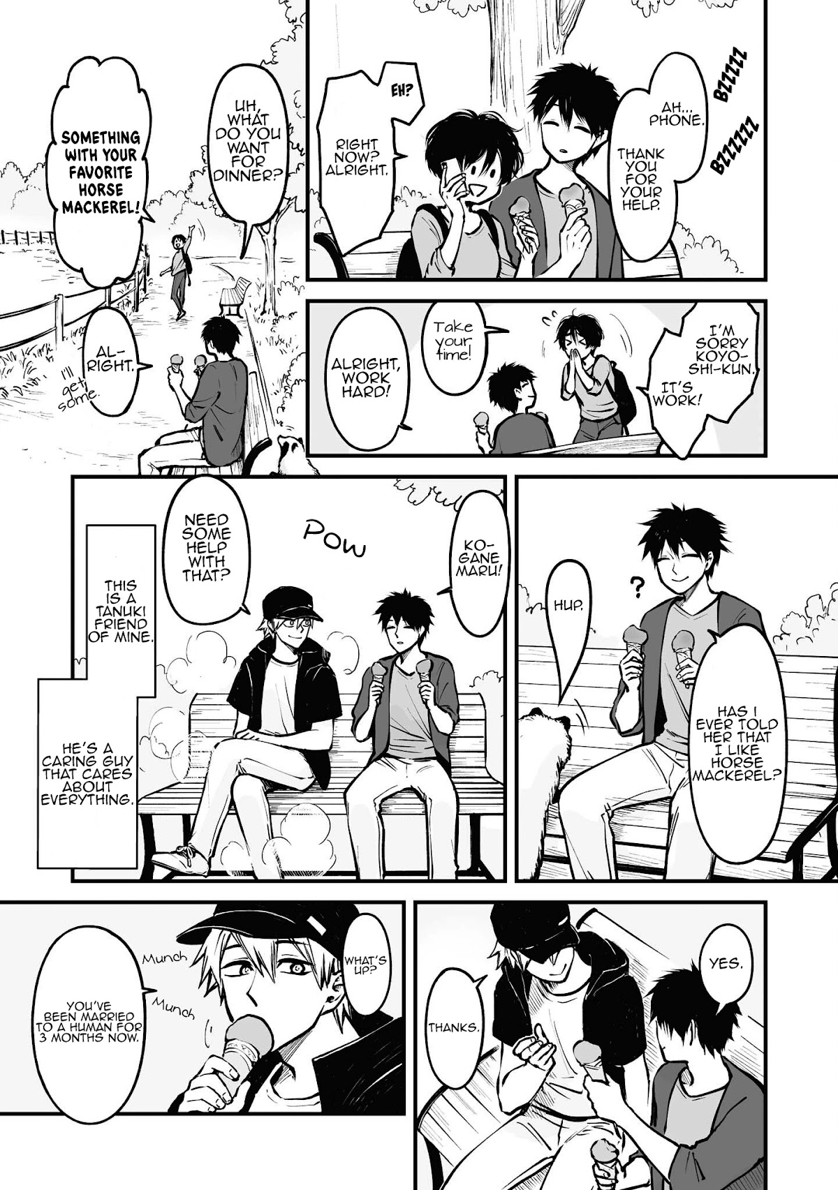 Tanuki Chapter 8 page 4 - Chapter 8
