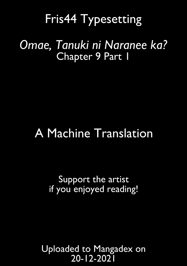 Tanuki Chapter 9.1 page 1 - Chapter 9.1: Part 1