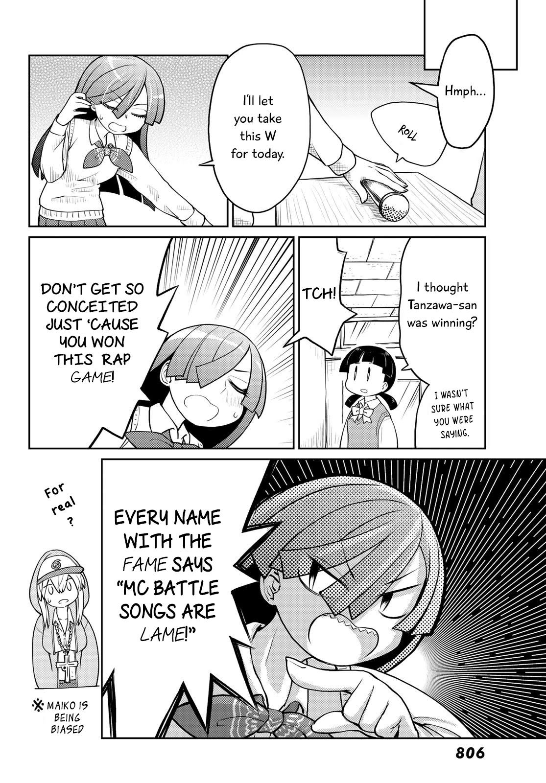 Tanzawa Sudachi is here! Chapter 14 page 10 - Chapter 14: MC Battle Songs Are Lame